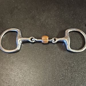 D-ring, Snaffle Bit, Copper Roller